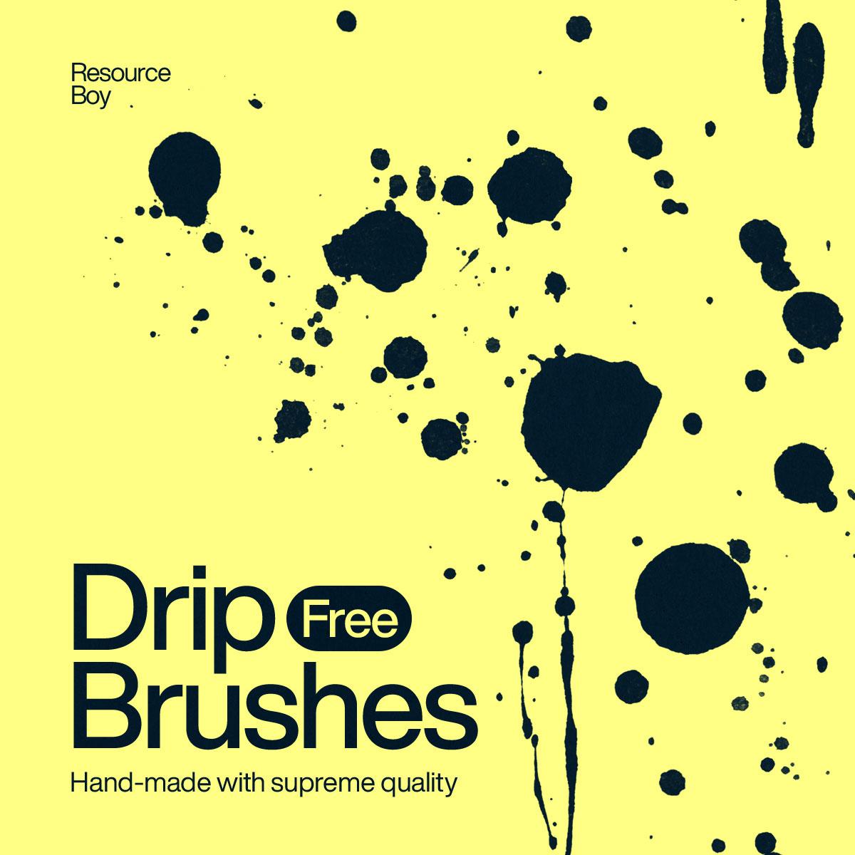 100+ Drip Photoshop Brushes — Splatter Photoshop brush preview