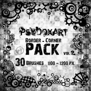 Border - Corner Brushes - Preview 1