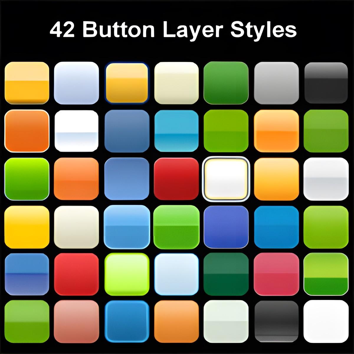 Button Design Photoshop Layer Styles - Photoshop style preview