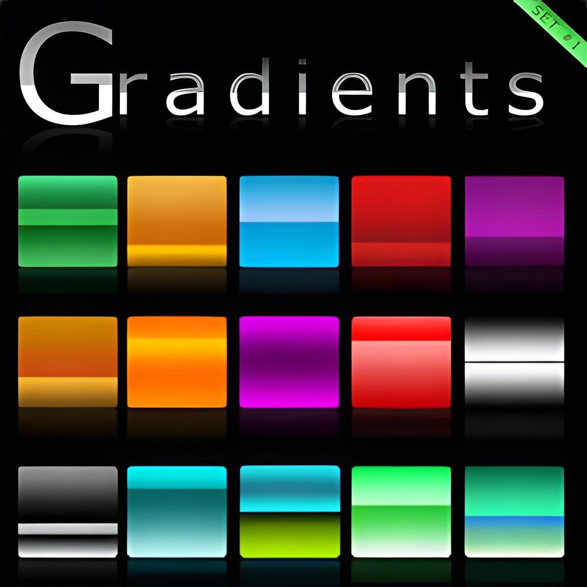 Gradients set 1 - Photoshop style preview