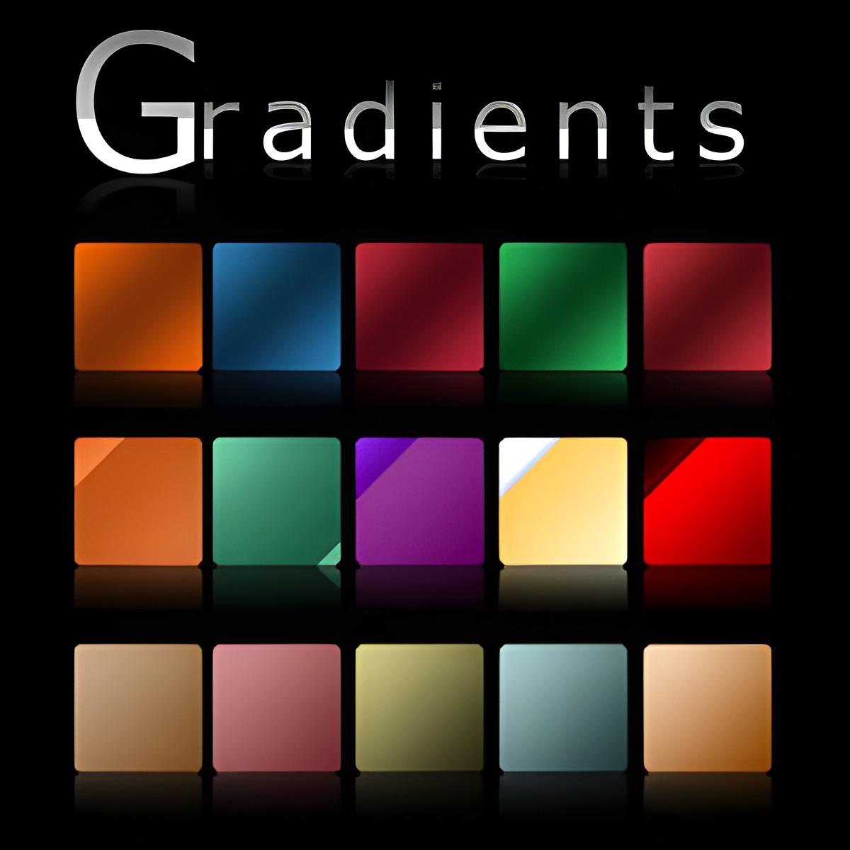 Gradients set 3 - Photoshop style preview