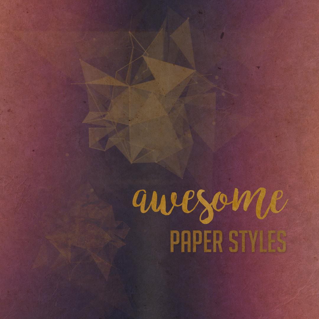 15 Old Paper Photoshop Styles - Photoshop style preview